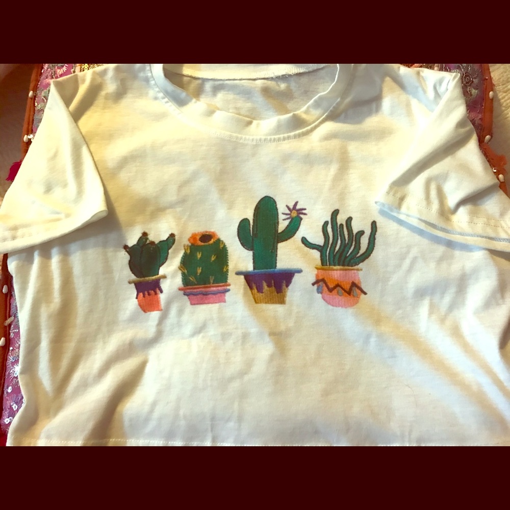 Cactus Crop Top - Picture 1 of 1